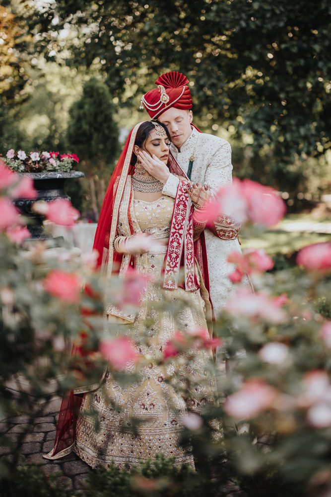Rockleigh New Jersey Indian Fusion Wedding Ptaufiq Photography First Look 10
