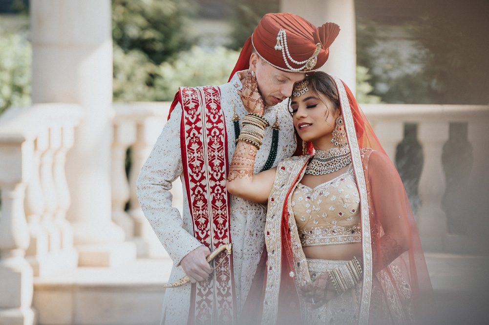 Rockleigh New Jersey Indian Fusion Wedding Ptaufiq Photography First Look 2