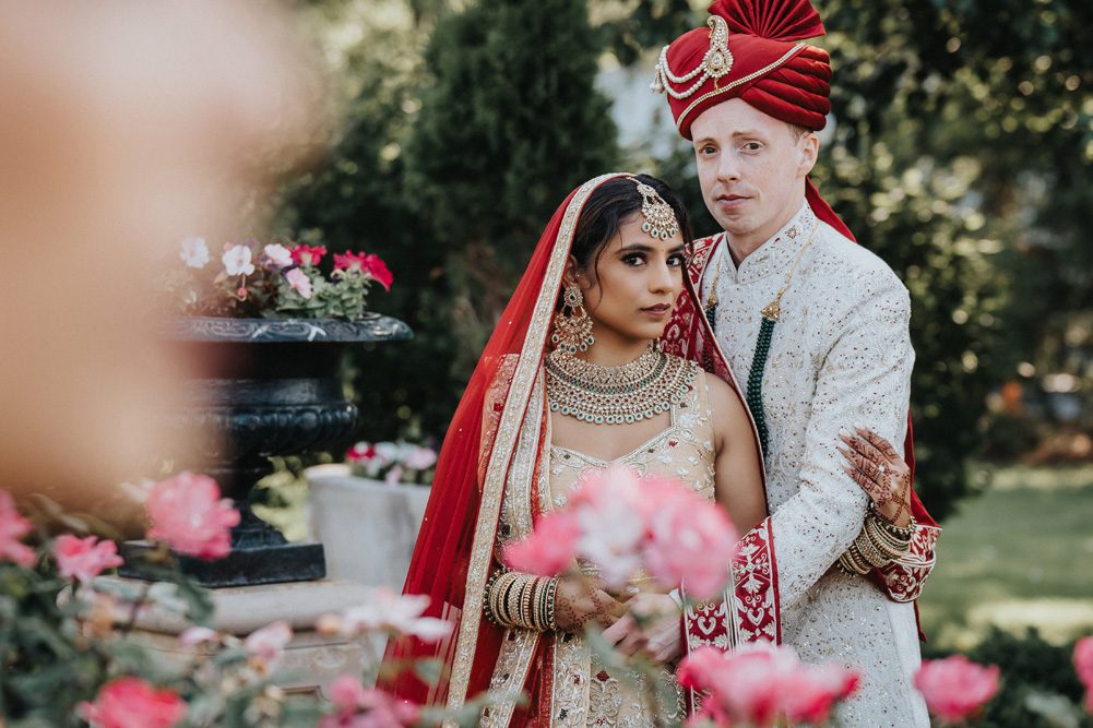 Rockleigh New Jersey Indian Fusion Wedding Ptaufiq Photography First Look 5