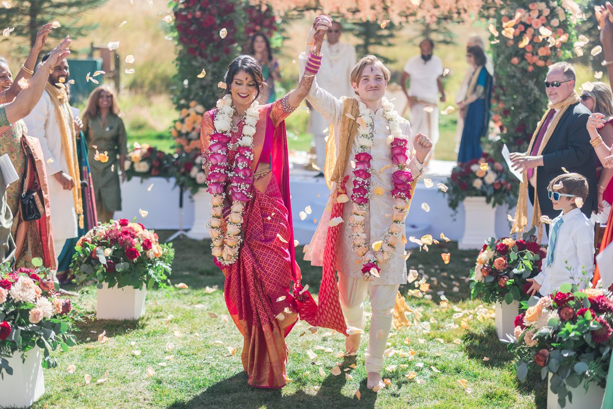 ptaufiq Indian wedding Beaver Creek Colorado Ceremony 1