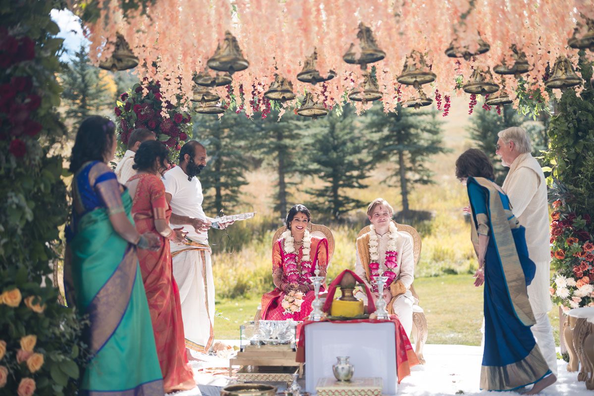 ptaufiq Indian wedding Beaver Creek Colorado Ceremony 3