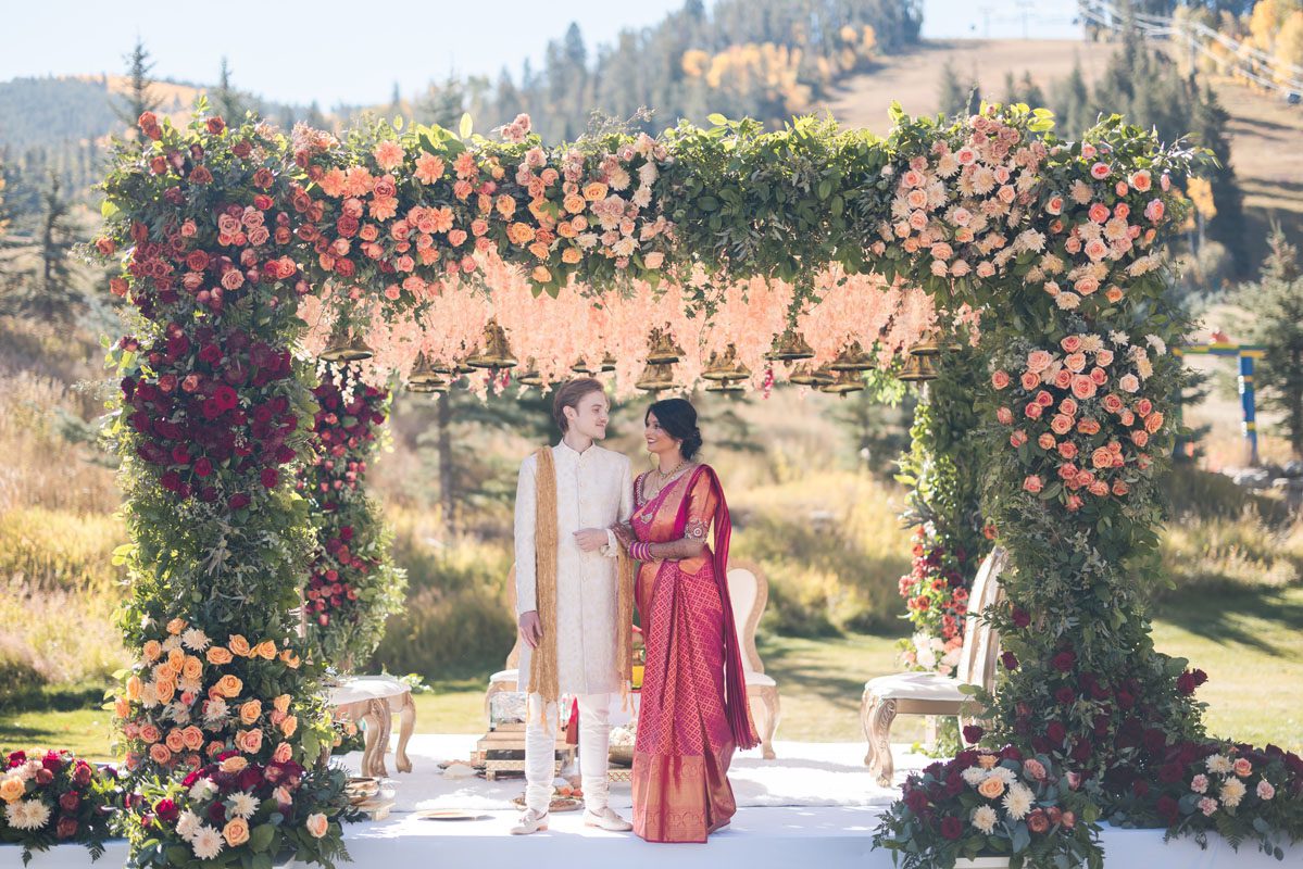 ptaufiq Indian wedding Beaver Creek Colorado Ceremony 5