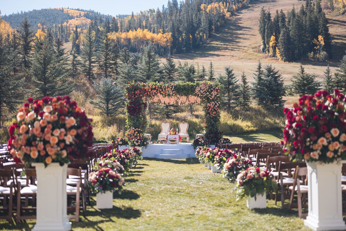 ptaufiq Indian wedding Beaver Creek Colorado Ceremony 6