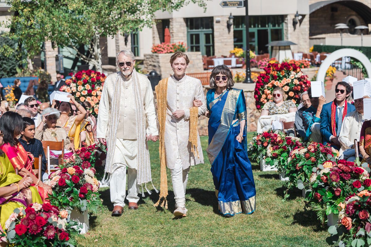 ptaufiq Indian wedding Beaver Creek Colorado Ceremony 8