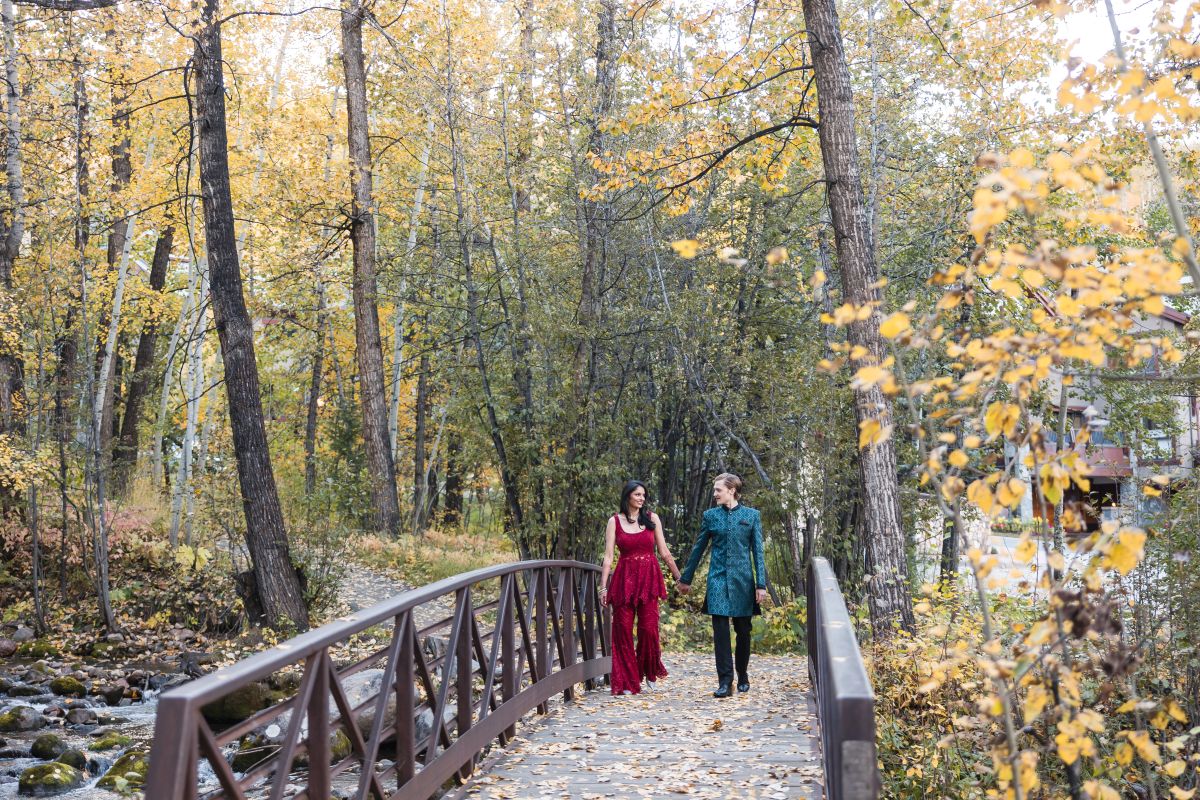 ptaufiq Indian wedding Beaver Creek Colorado Sangeet 1
