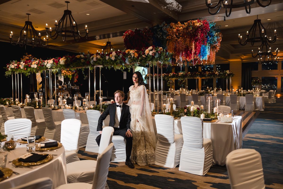 ptaufiq Indian wedding Beaver Creek Colorado reception 13