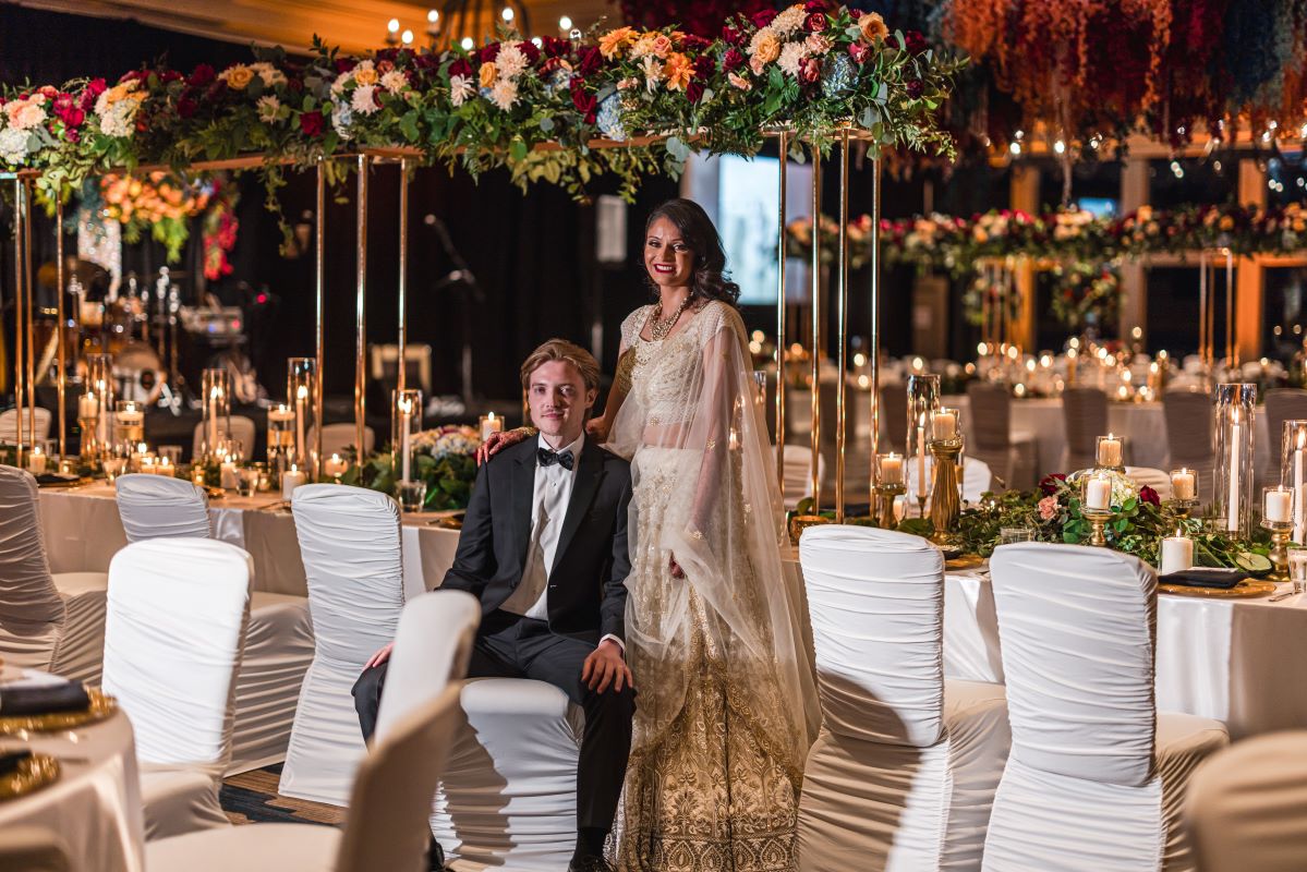 ptaufiq Indian wedding Beaver Creek Colorado reception 4