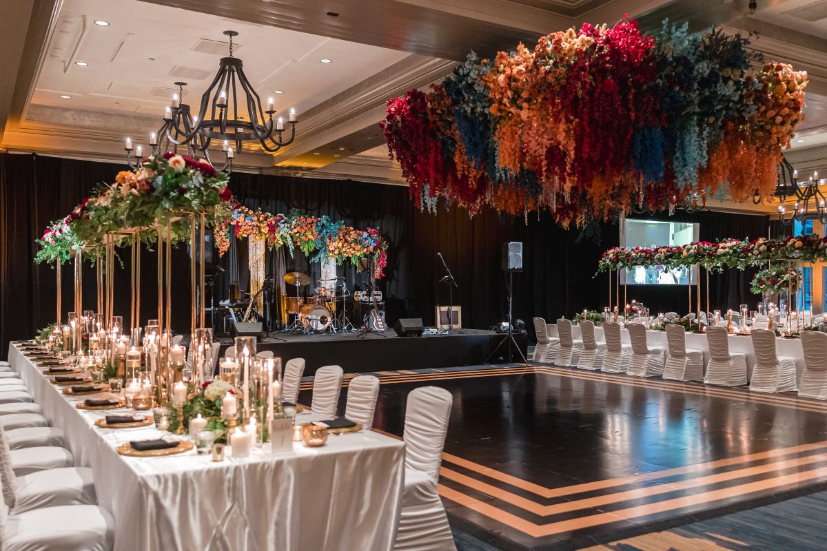 ptaufiq Indian wedding Beaver Creek Colorado reception 5