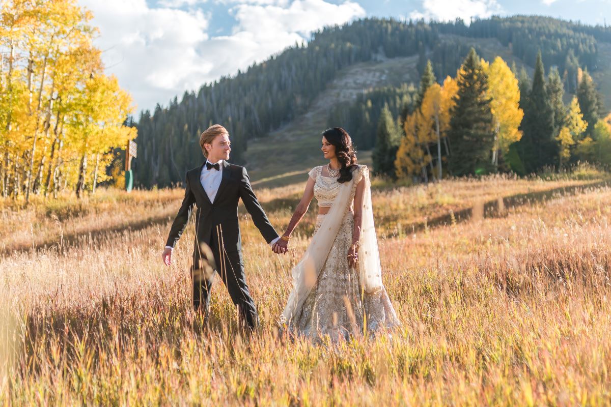 ptaufiq Indian wedding Beaver Creek Colorado reception 8