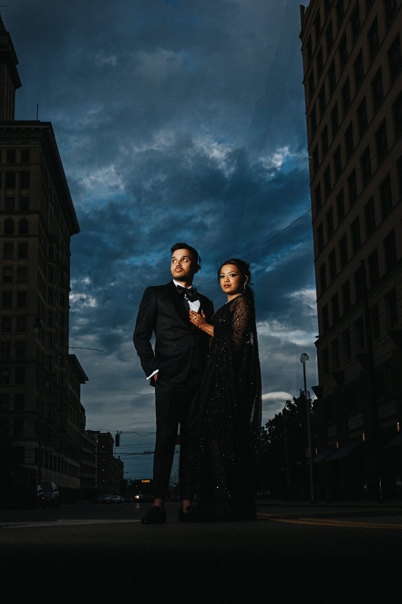 ptaufiq Indian wedding Dayton Arcade Events Ohio Couple Shoot 9