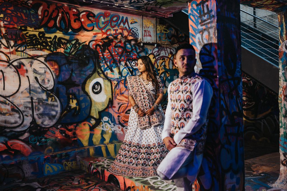 ptaufiq Indian wedding Dayton Arcade Events Ohio Couple Shoot