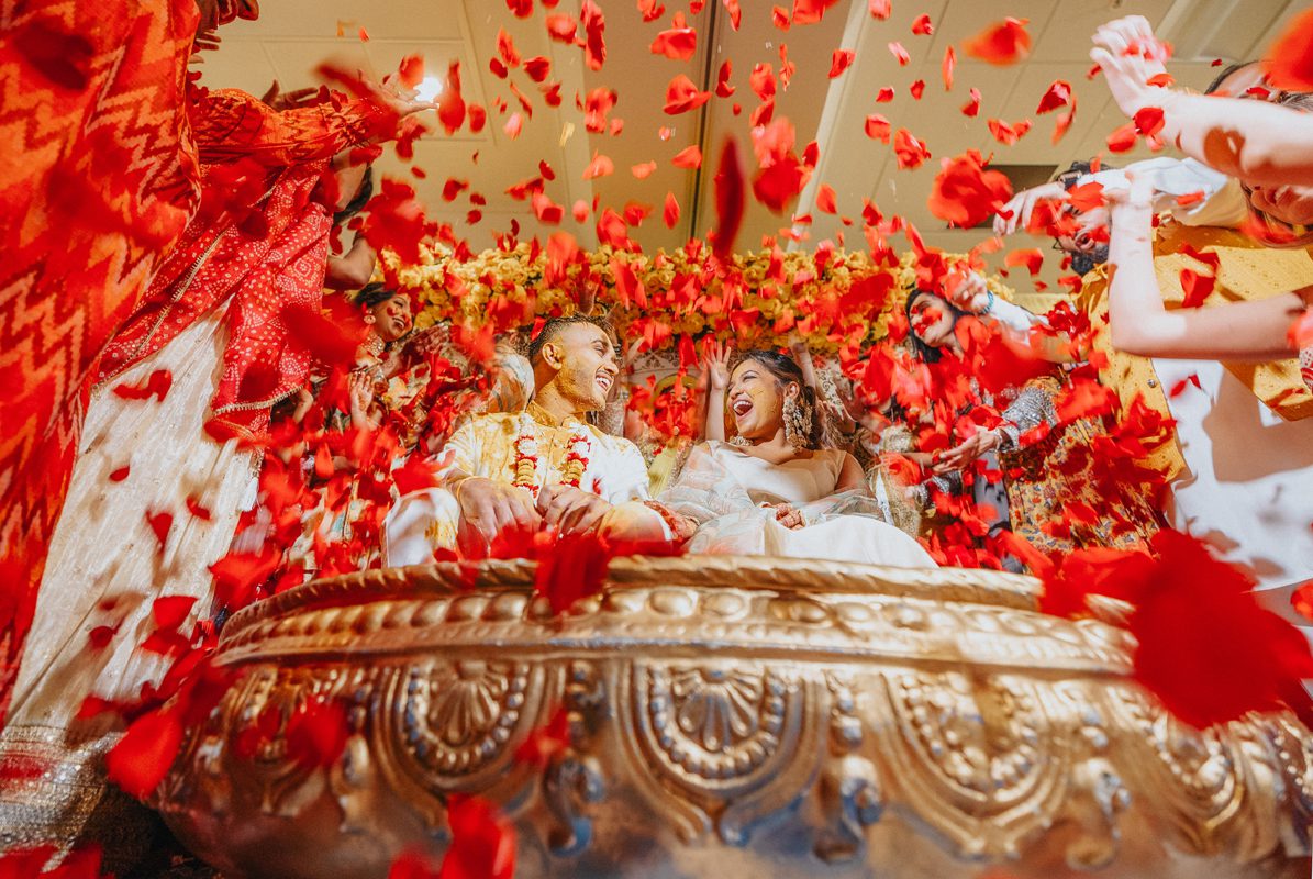 ptaufiq Indian wedding Dayton Arcade Events Ohio Haldi 3