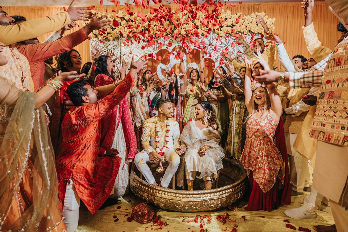 ptaufiq Indian wedding Dayton Arcade Events Ohio Haldi 5