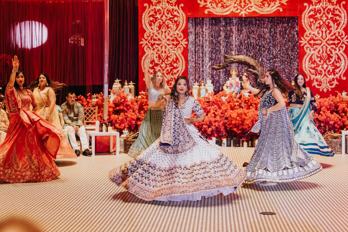 ptaufiq Indian wedding Dayton Arcade Events Ohio Sangeet 2