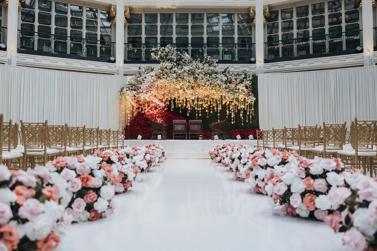 ptaufiq Indian wedding Dayton Arcade Events Ohio Wedding Decor 7