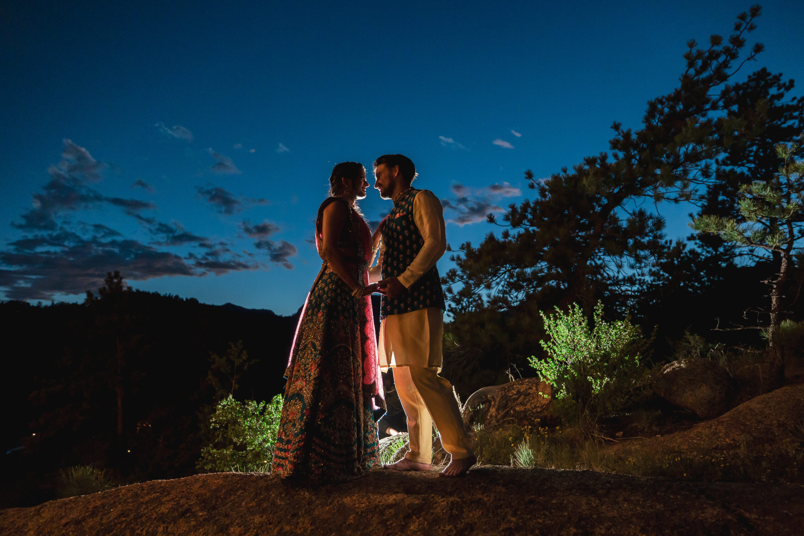 ptaufiq Indian wedding Della Terra Mountain Chateau Colorado Sa4geet 1 scaled