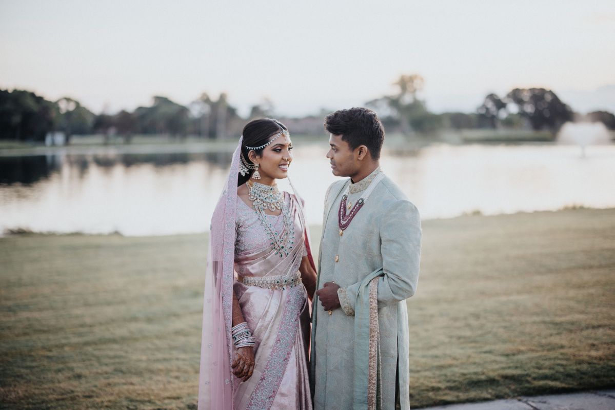 ptaufiq Indian wedding PGA National Resort in West Palm Beach Florida First Look 4