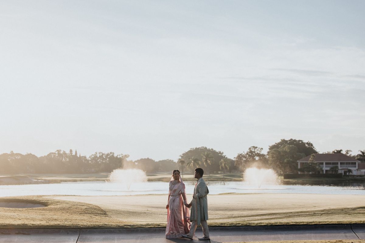 ptaufiq Indian wedding PGA National Resort in West Palm Beach Florida First Look 7