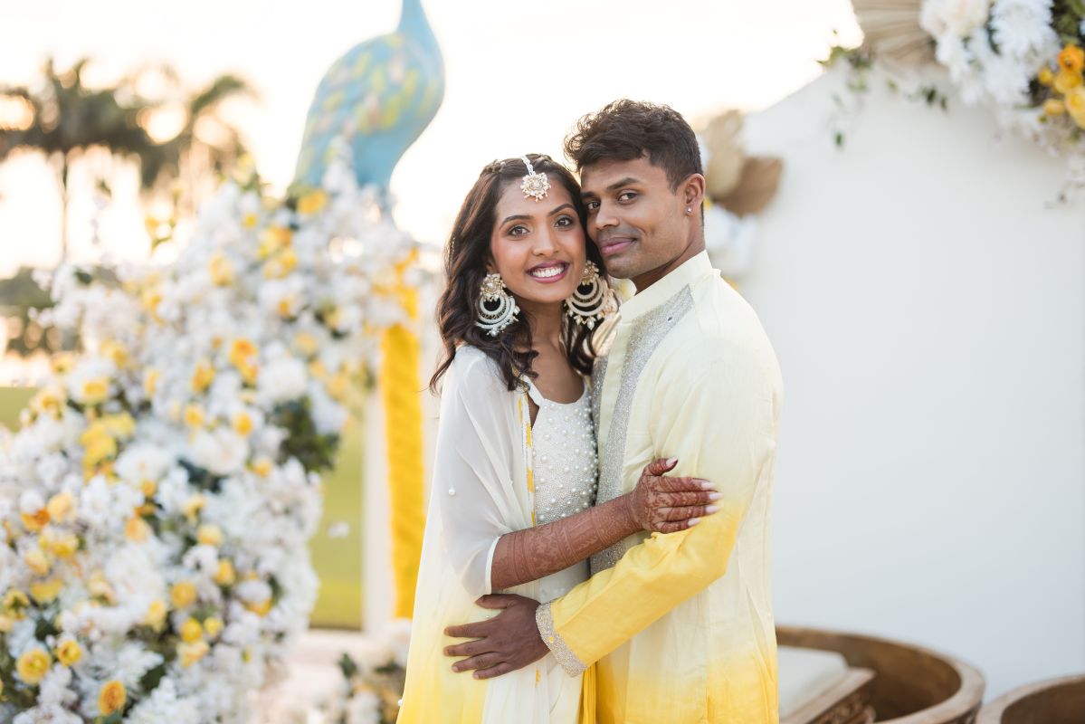 ptaufiq Indian wedding PGA National Resort in West Palm Beach Florida Haldi 1