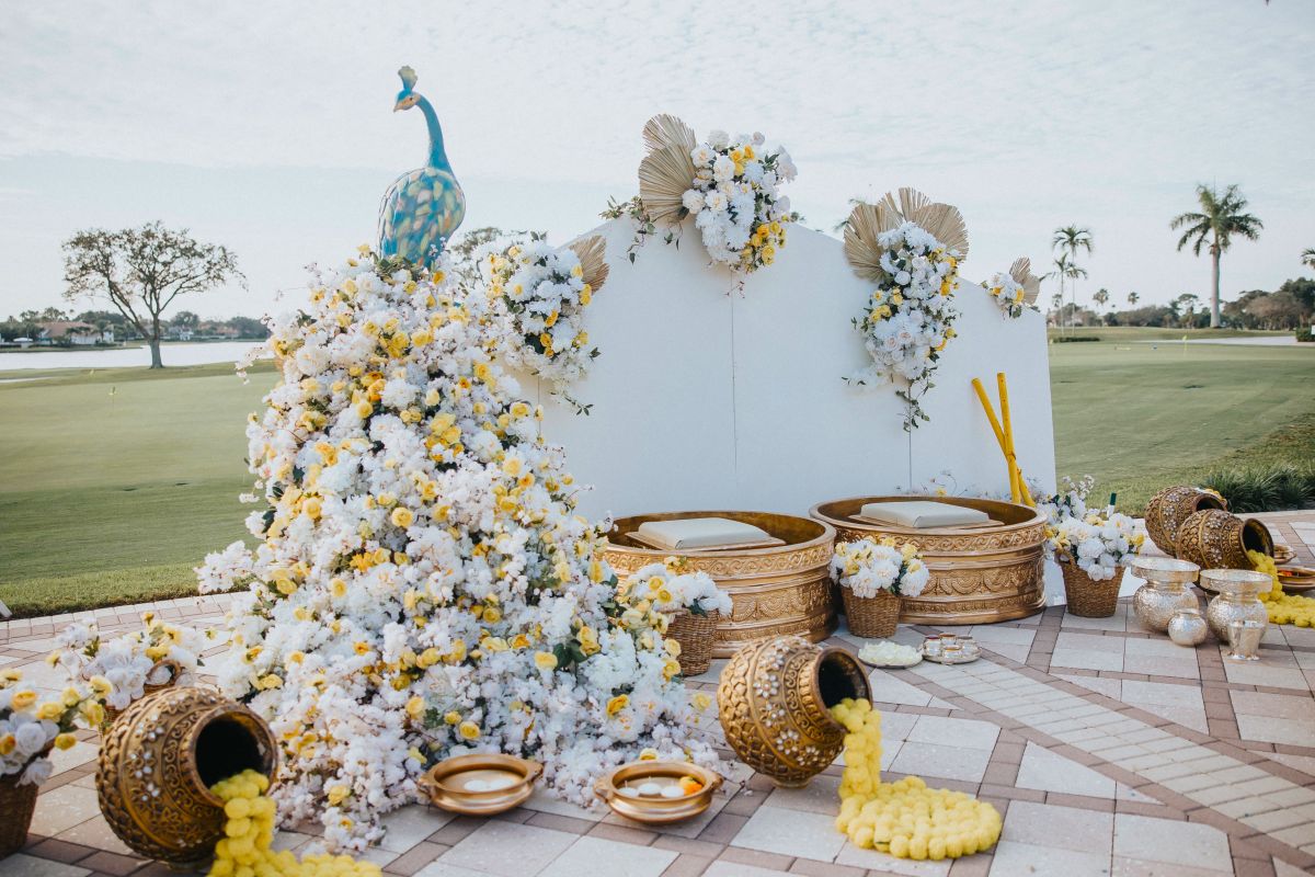 ptaufiq Indian wedding PGA National Resort in West Palm Beach Florida Haldi 10