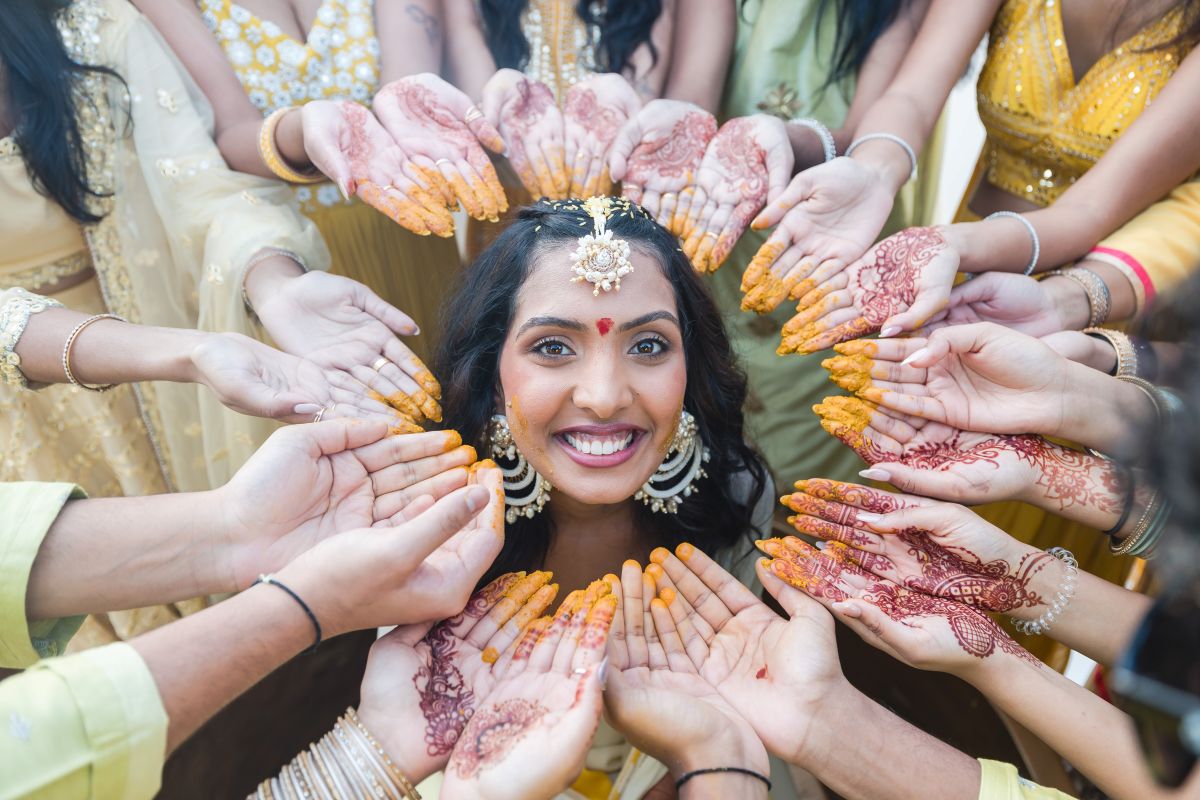 ptaufiq Indian wedding PGA National Resort in West Palm Beach Florida Haldi 2