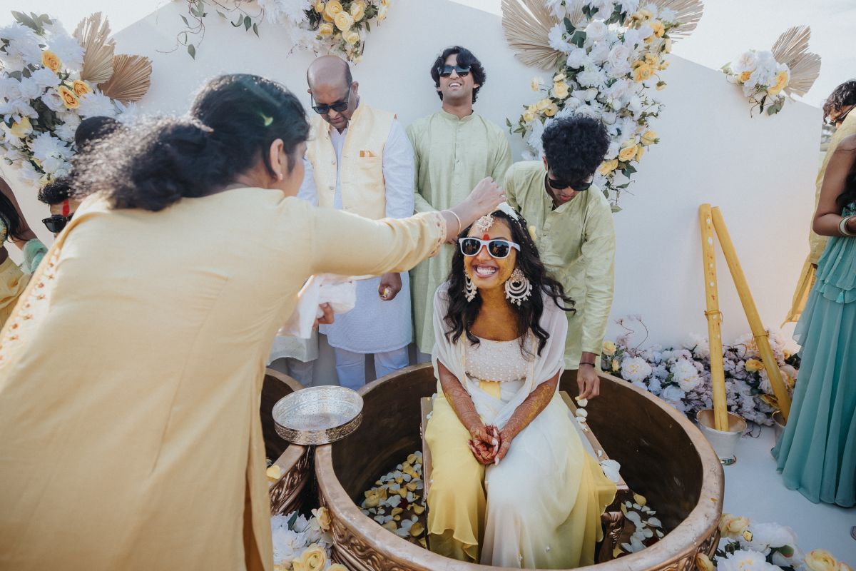 ptaufiq Indian wedding PGA National Resort in West Palm Beach Florida Haldi 5