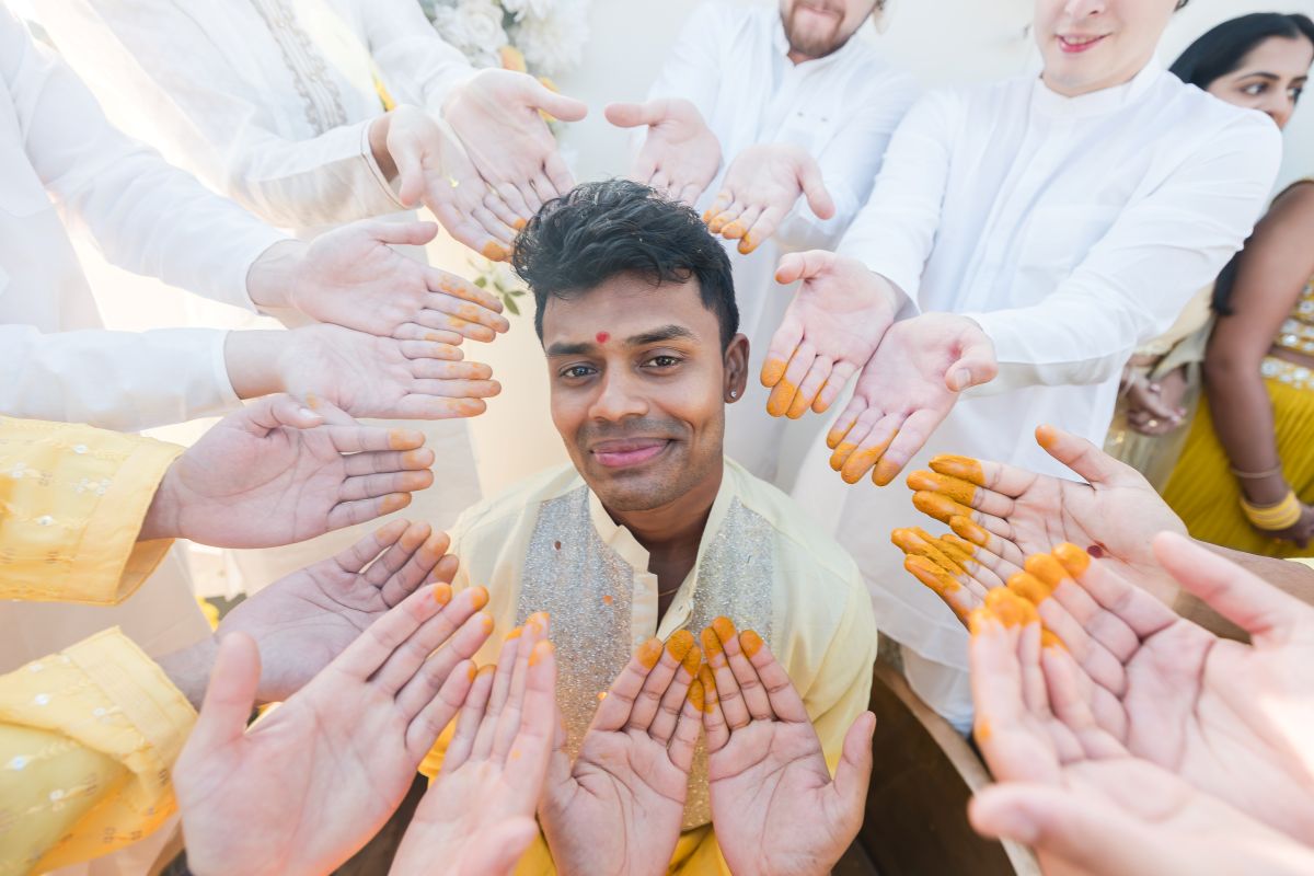 ptaufiq Indian wedding PGA National Resort in West Palm Beach Florida Haldi 7