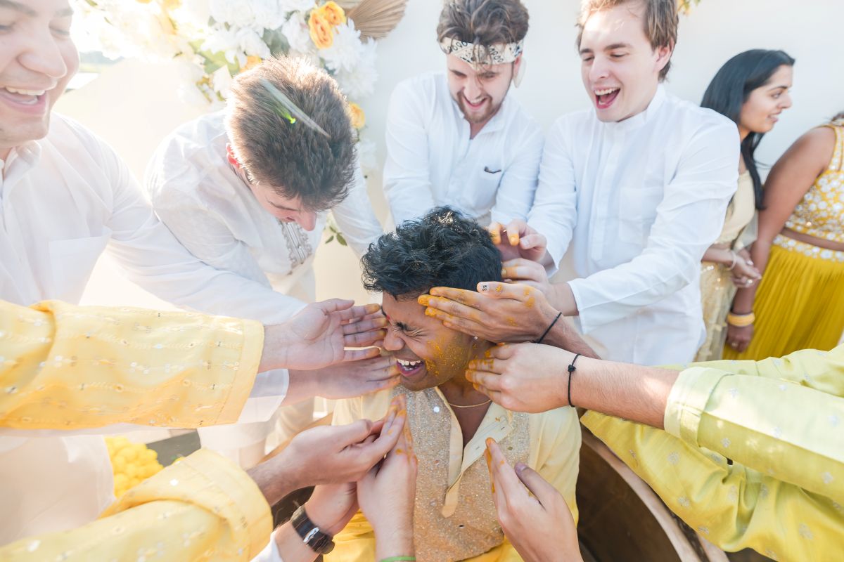 ptaufiq Indian wedding PGA National Resort in West Palm Beach Florida Haldi 9