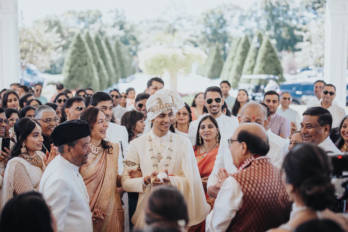 ptaufiq Indian wedding Shadowbrook at Shrewsbury New Jersey Baraat 1