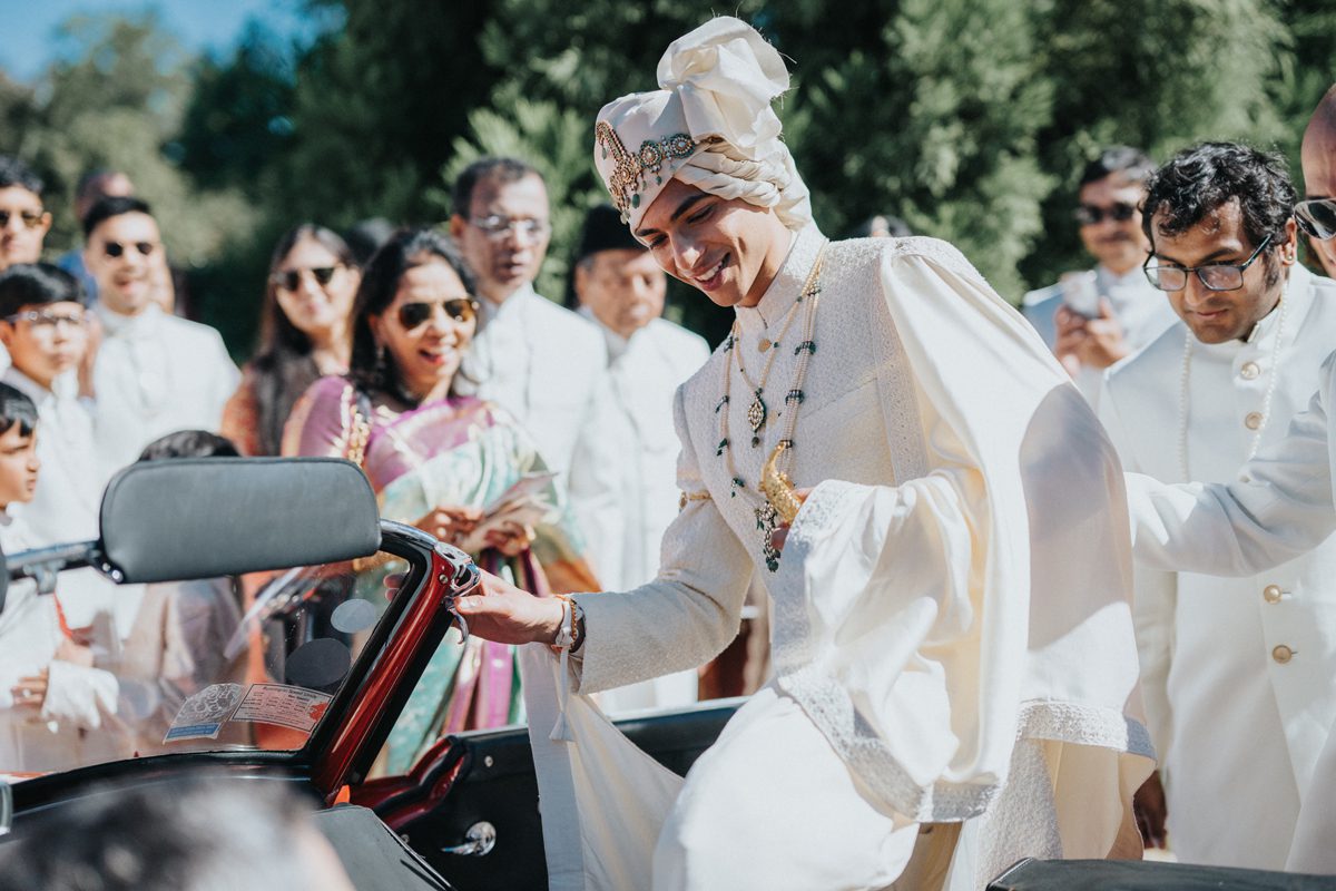 ptaufiq Indian wedding Shadowbrook at Shrewsbury New Jersey Baraat 5