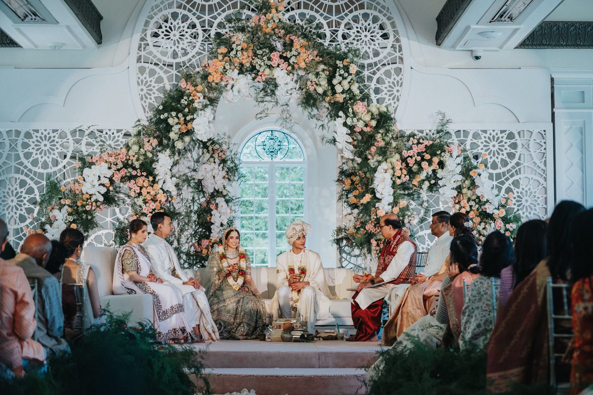 ptaufiq Indian wedding Shadowbrook at Shrewsbury New Jersey Ceremony 8