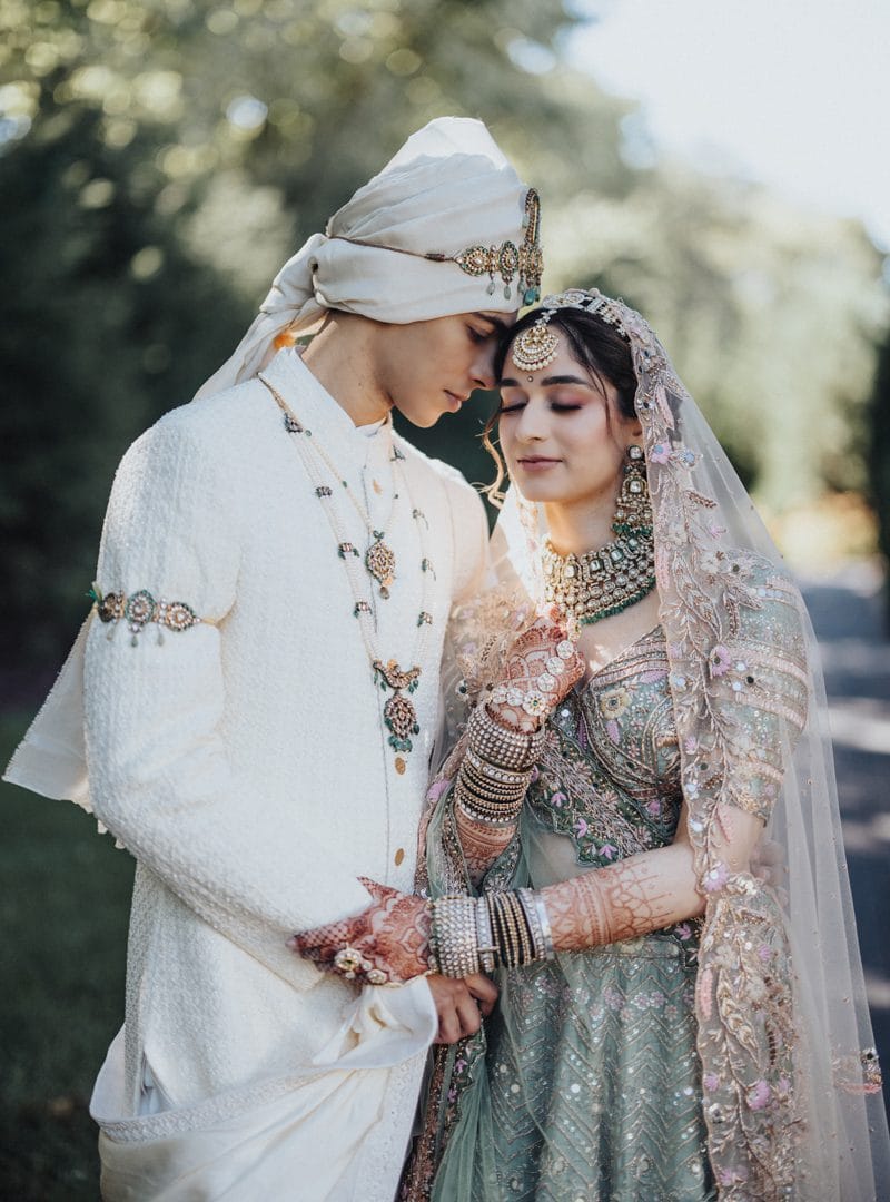 ptaufiq Indian wedding Shadowbrook at Shrewsbury New Jersey First Look 5