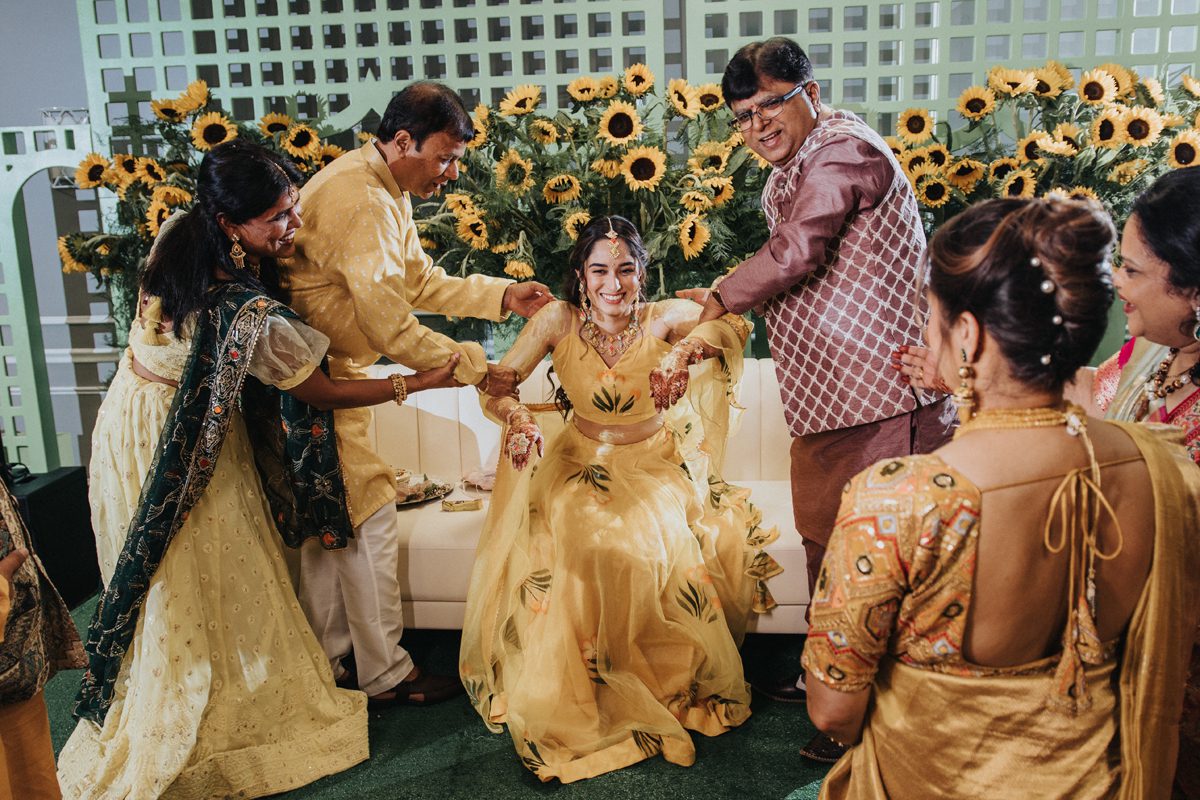 ptaufiq Indian wedding Shadowbrook at Shrewsbury New Jersey Haldi 1