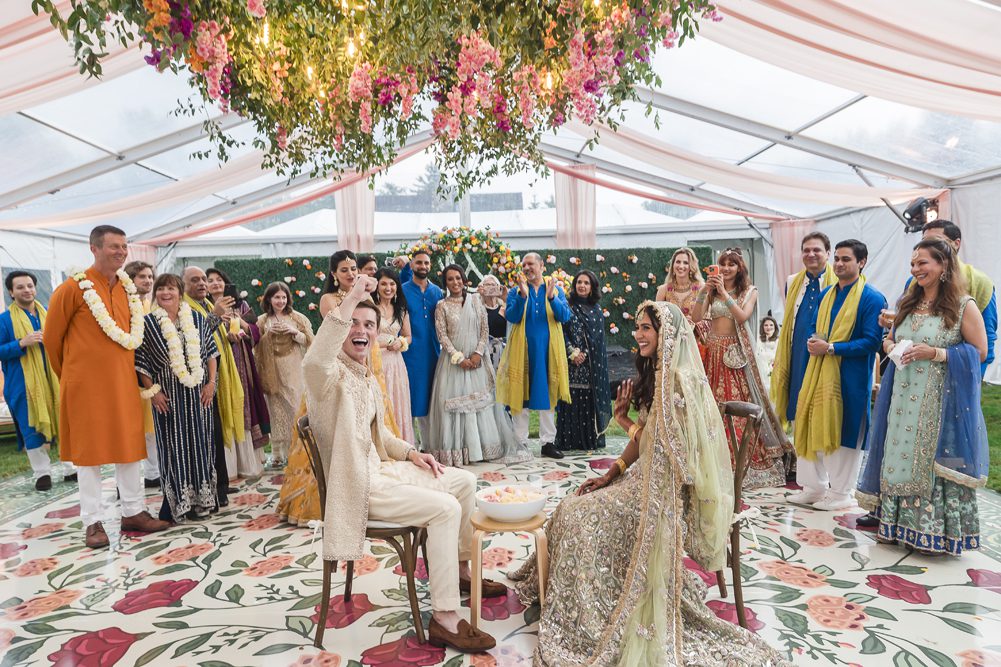 ptaufiq Indian wedding The Hermitage Inn Vermont Ceremony 9