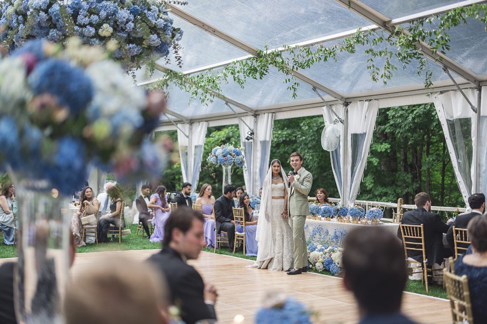 ptaufiq Indian wedding The Hermitage Inn Vermont Reception 5