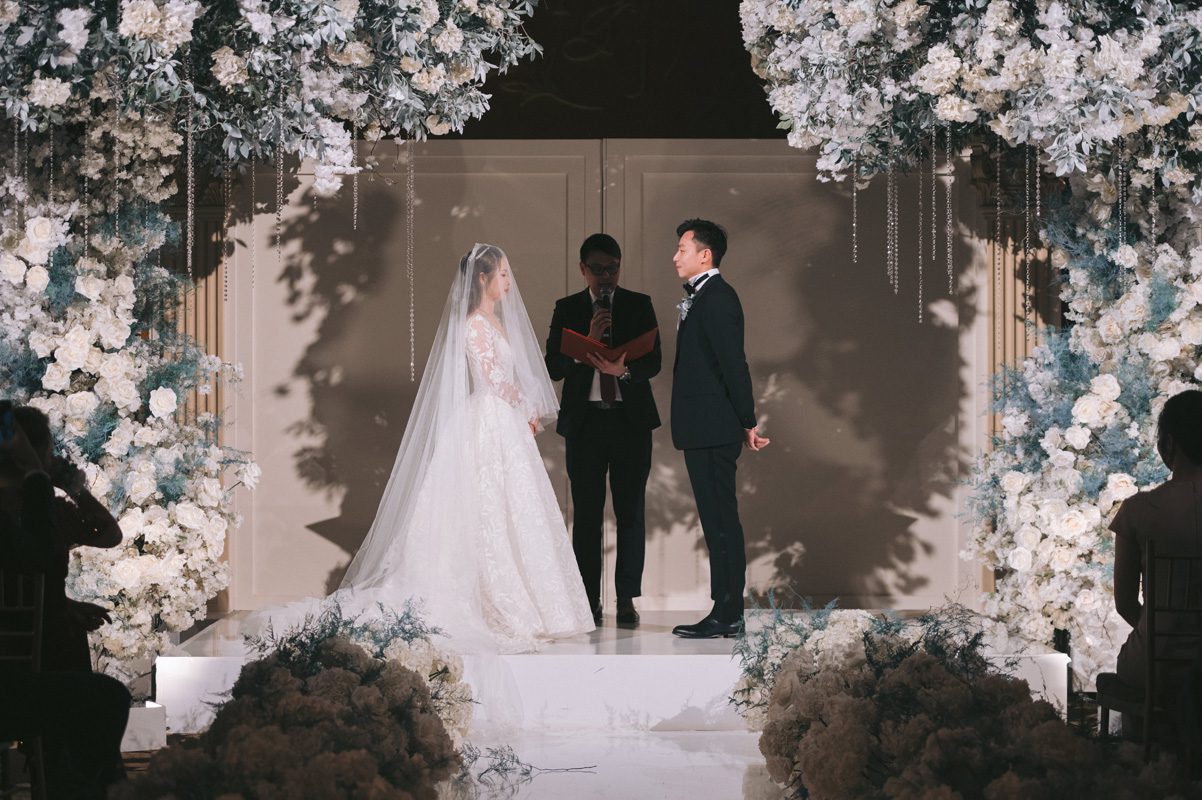 ptaufiq chinese wedding Cipriani New York Ceremony 5