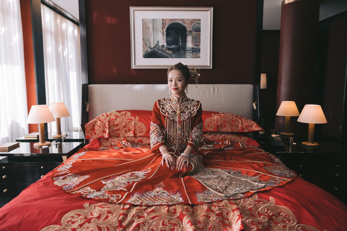 ptaufiq chinese wedding Cipriani New York preparation 12