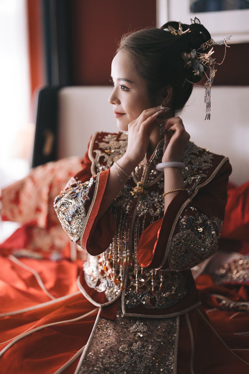 ptaufiq chinese wedding Cipriani New York preparation 25