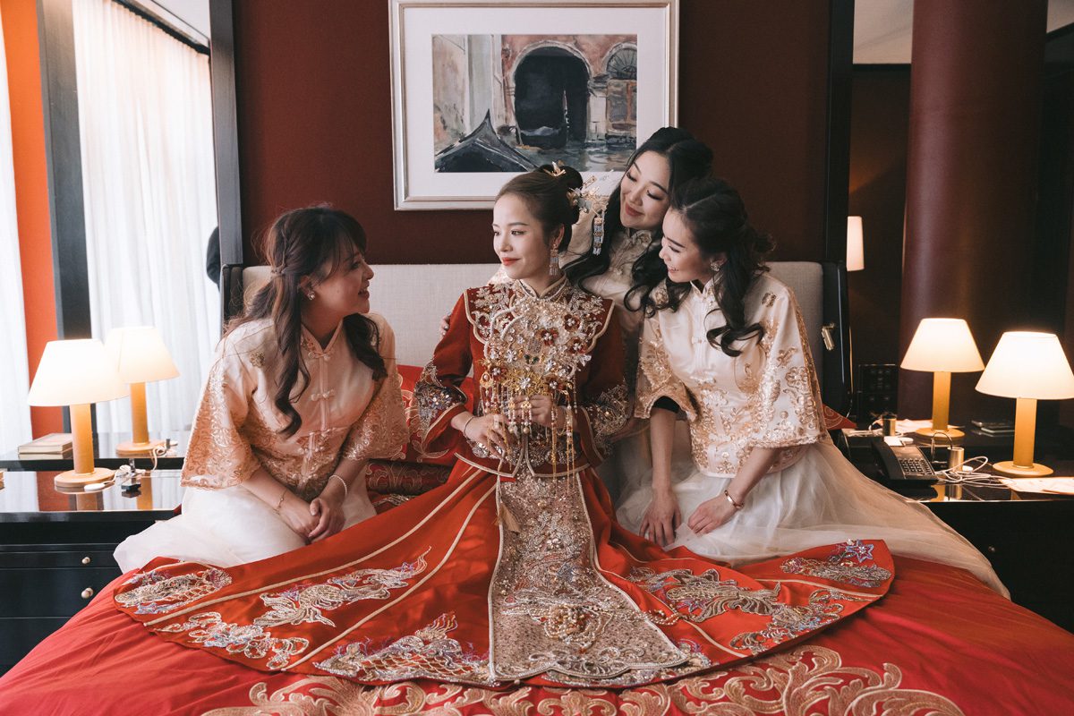 ptaufiq chinese wedding Cipriani New York preparation 5 1