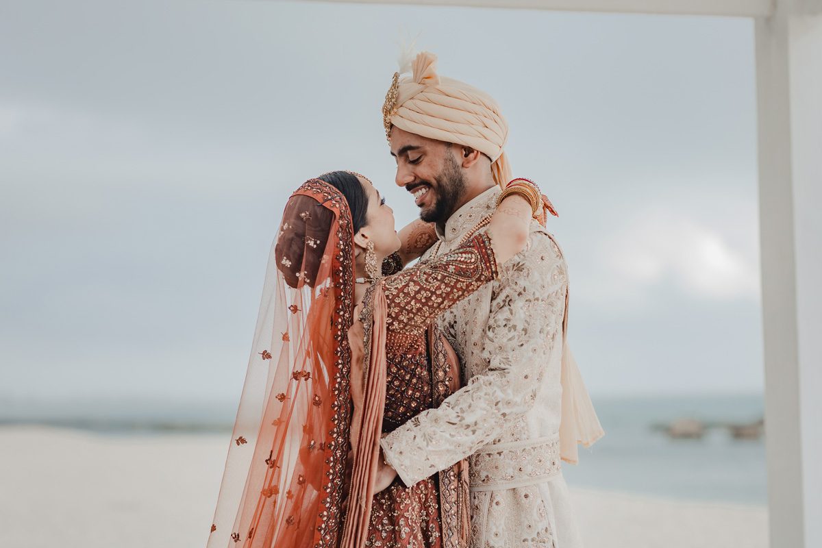 ptaufiq indian wedding Generations Riviera Maya Cancun First Look 4