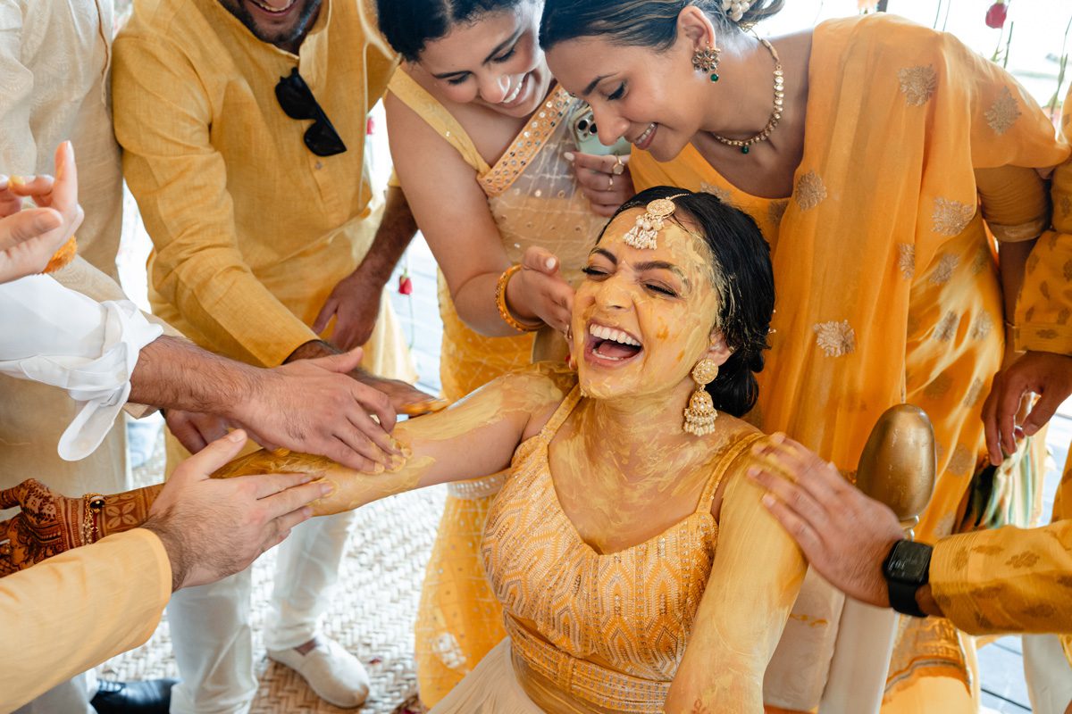 ptaufiq indian wedding Generations Riviera Maya Cancun Haldi 3