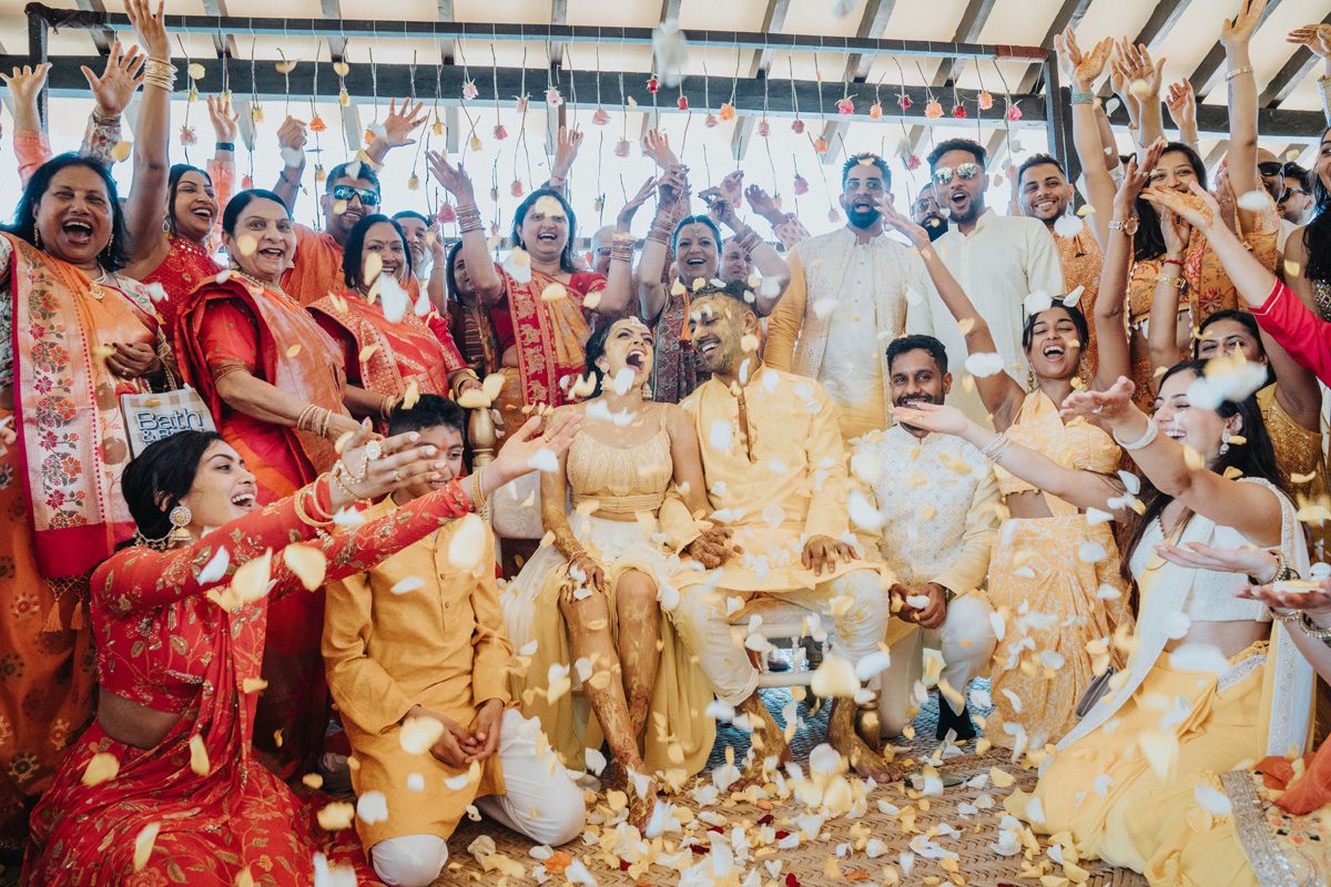 ptaufiq indian wedding Generations Riviera Maya Cancun Haldi 4