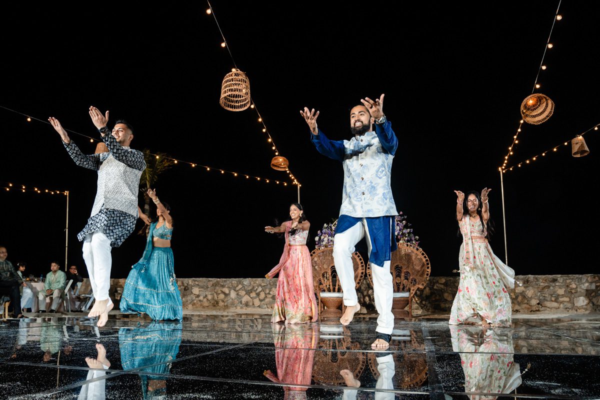 ptaufiq indian wedding Generations Riviera Maya Cancun Sangeet 1