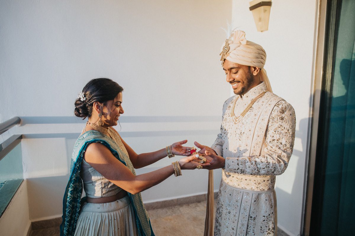 ptaufiq indian wedding Generations Riviera Maya Cancun getting ready 1
