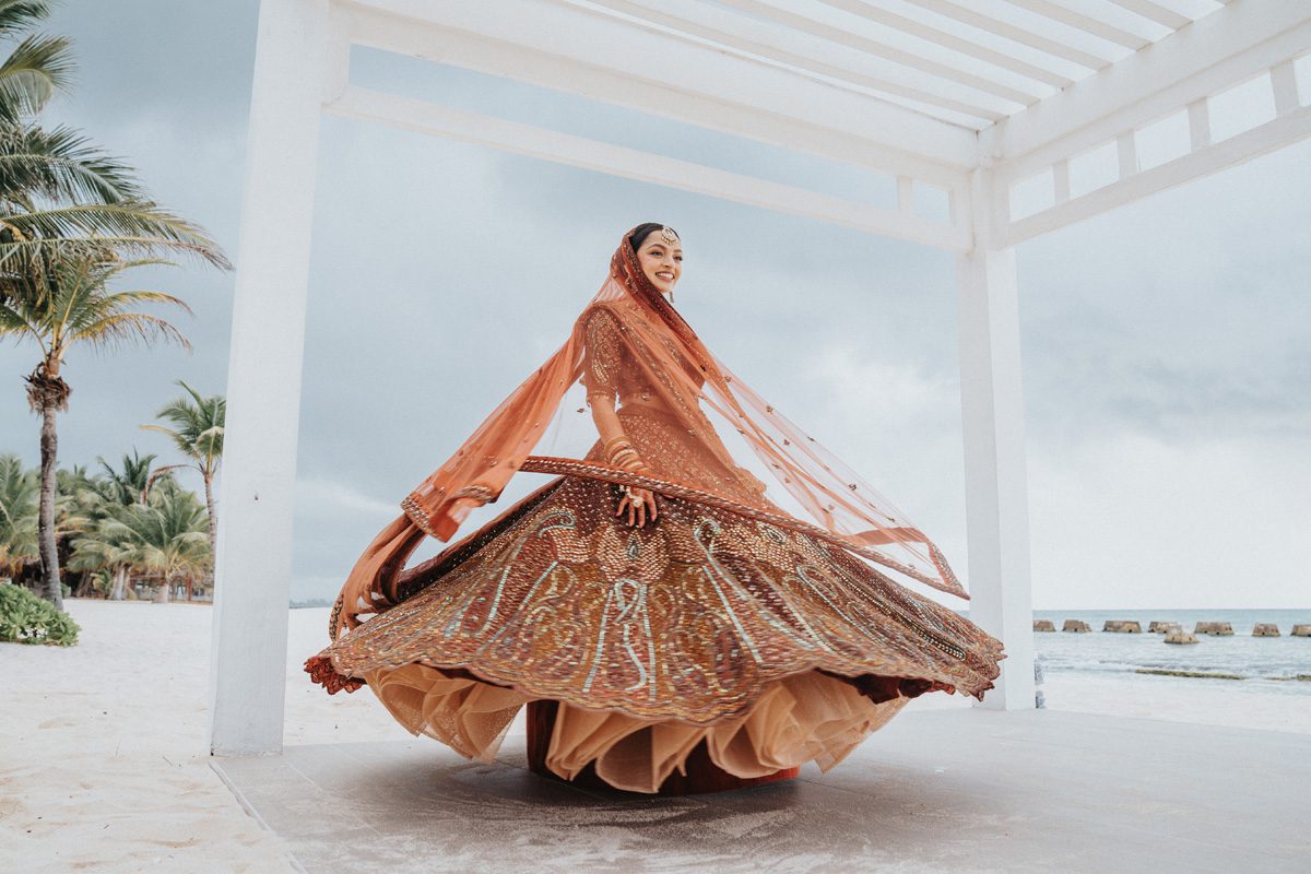 ptaufiq indian wedding Generations Riviera Maya Cancun getting ready 3