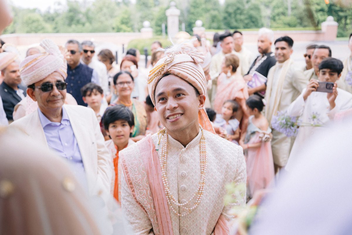ptaufiq indian wedding Glenmere Mansion New York Baraat 9