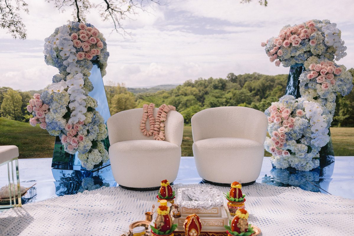 ptaufiq indian wedding Glenmere Mansion New York Ceremony 14