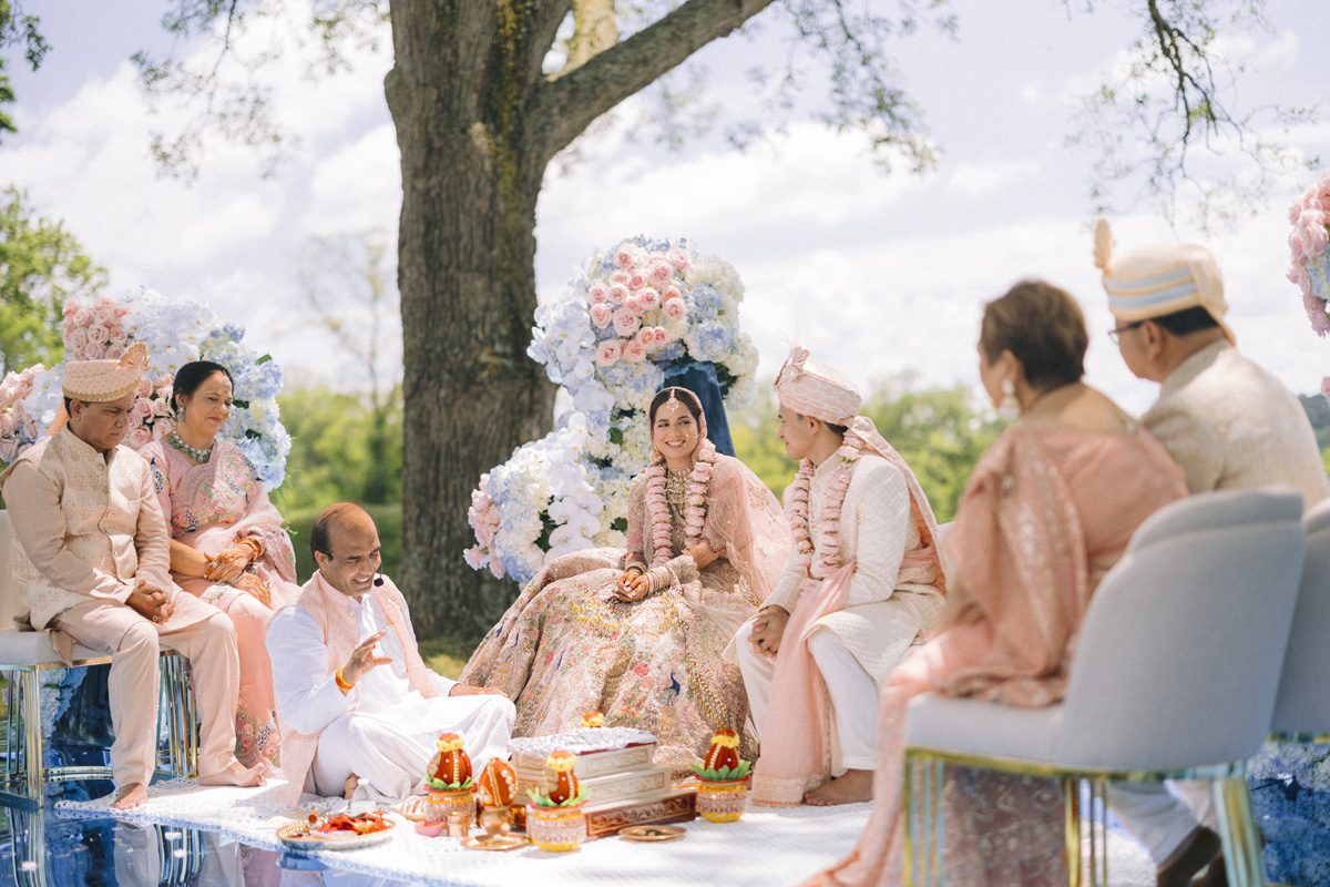ptaufiq indian wedding Glenmere Mansion New York Ceremony 2