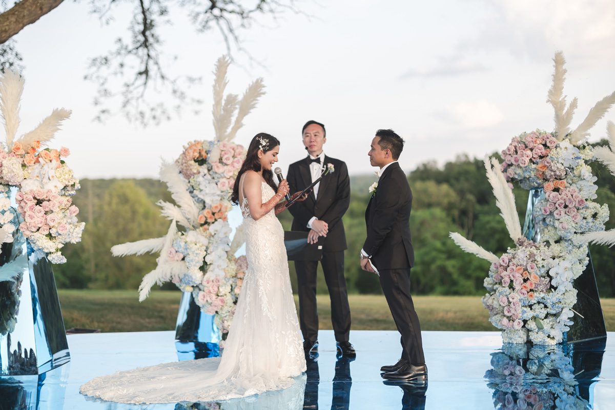 ptaufiq indian wedding Glenmere Mansion New York Ceremony 21