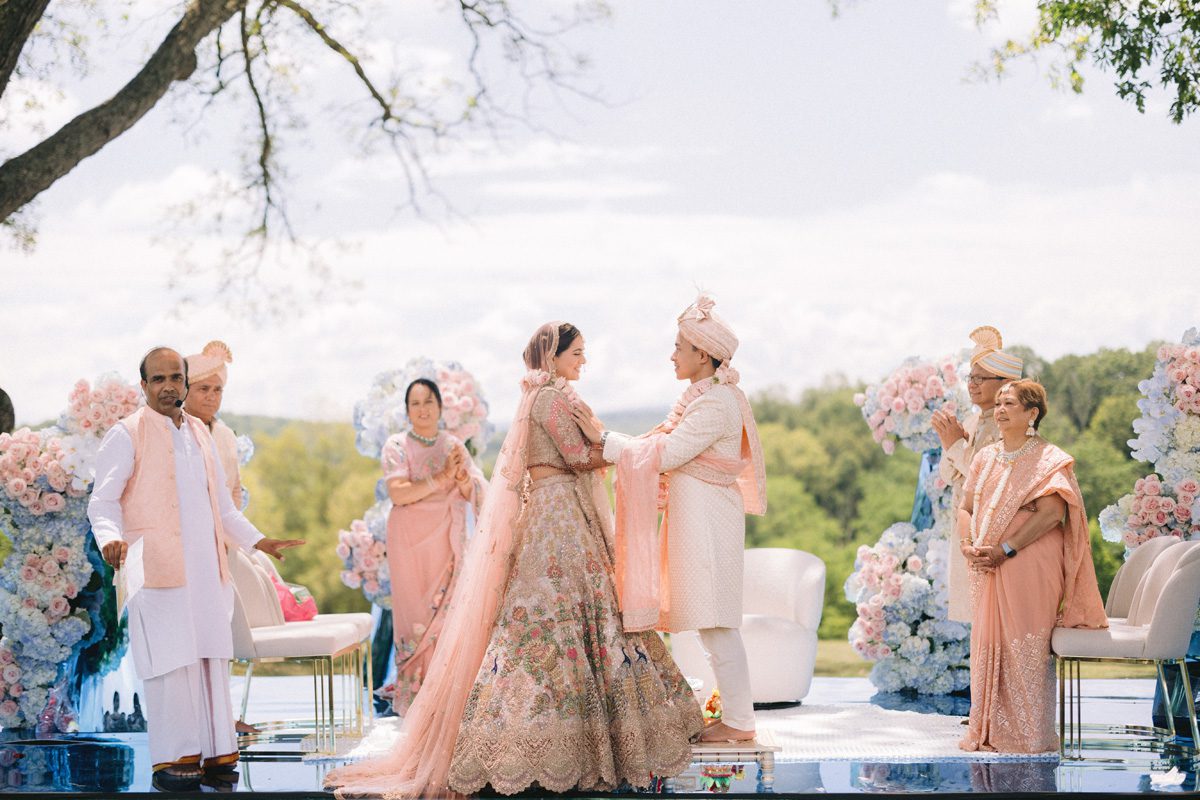 ptaufiq indian wedding Glenmere Mansion New York Ceremony 3